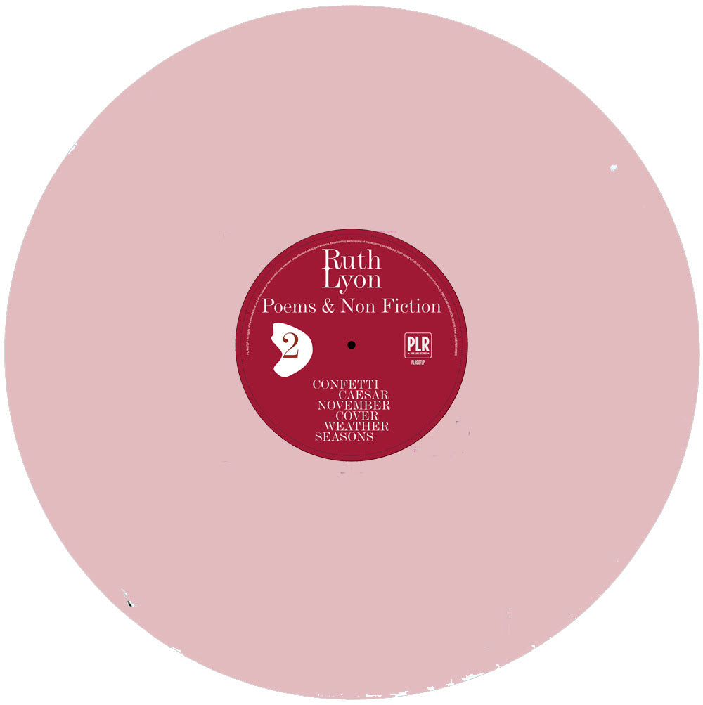 Ruth Lyon - Poems & Non-Fiction [Pink Coloured Vinyl]
