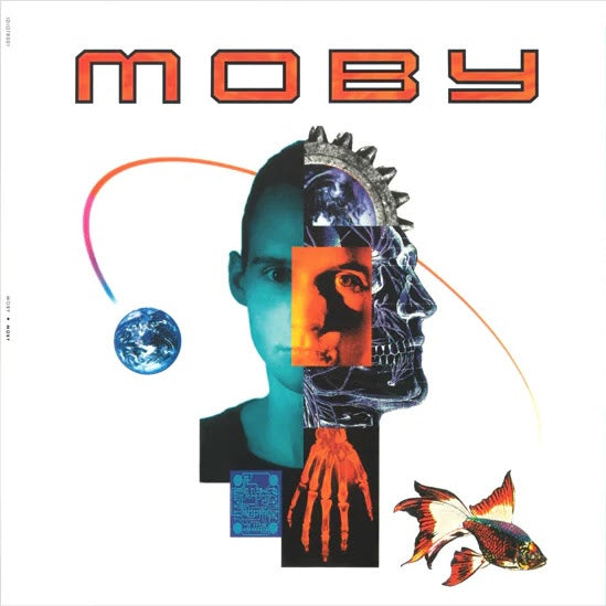 Moby - Moby [Black and White Marble on Blue 140g Vinyl]
