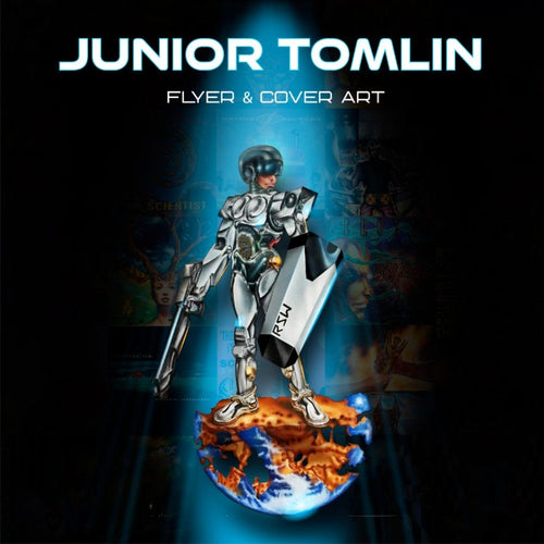 Junior Tomlin - Flyer & Cover Art [Hardback Book]