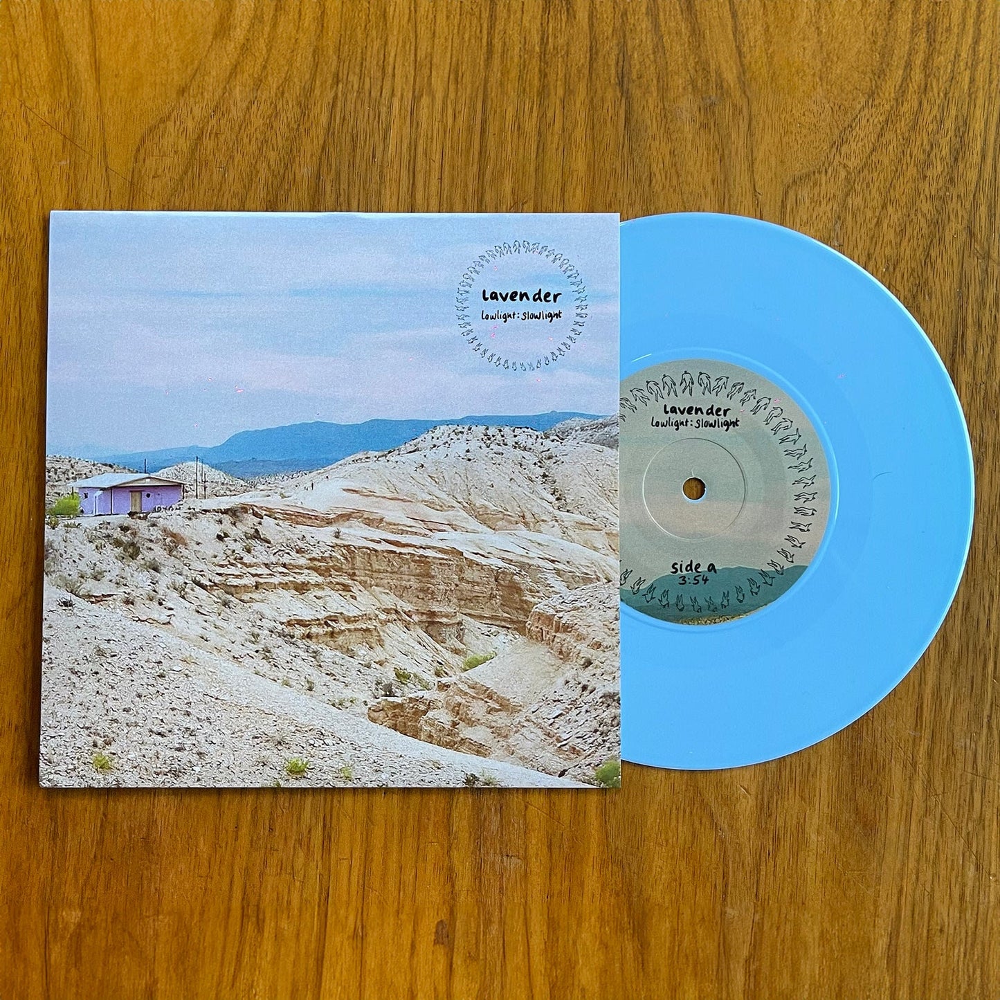 Lavander - lowlight:slowlight [7" baby blue Vinyl]