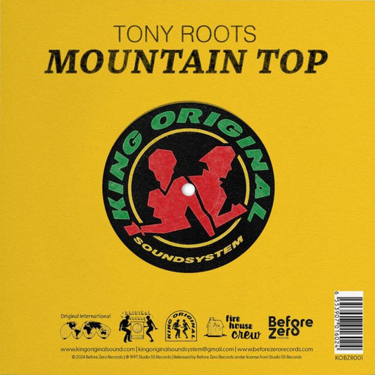 Tony Roots x King Original - Mountain Top [Backed By Firehouse Crew] [7" Vinyl]