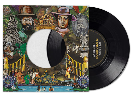Akae Beka x Chronixx - Black Carbon [7" Vinyl w/ Artwork Sleeve]