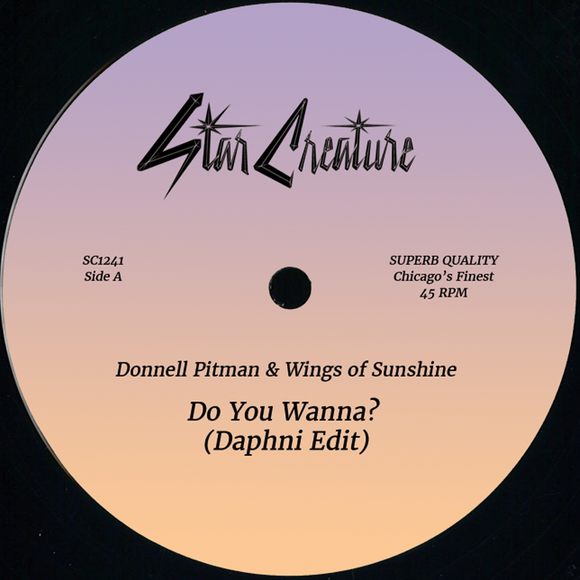 Donnell Pitman & Wings of Sunshine - Do You Wanna? - Daphni Edit