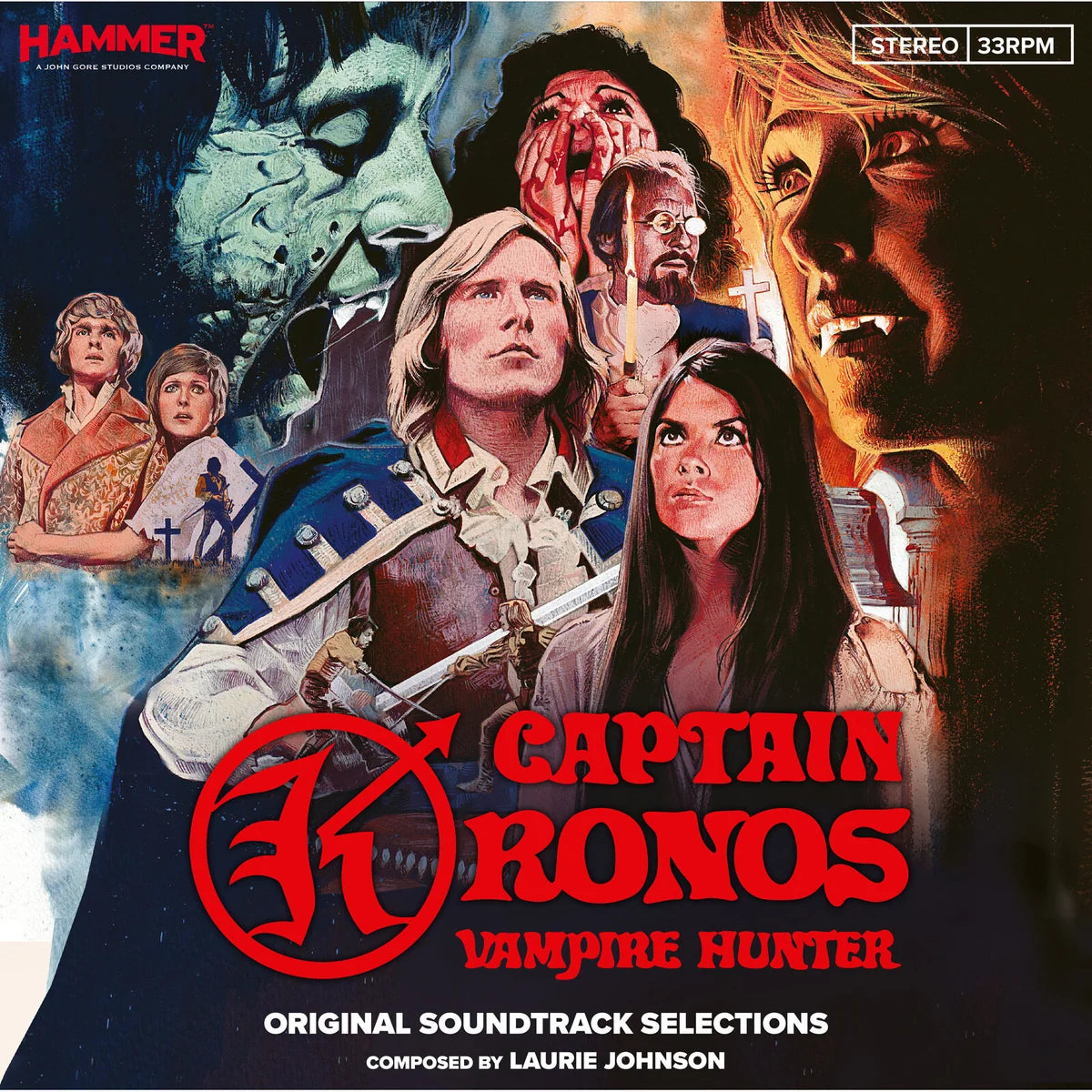 Laurie Johnson - Captain Kronos - Vampire Hunter - Original Soundtrack Selections [2LP Blue Vinyl]