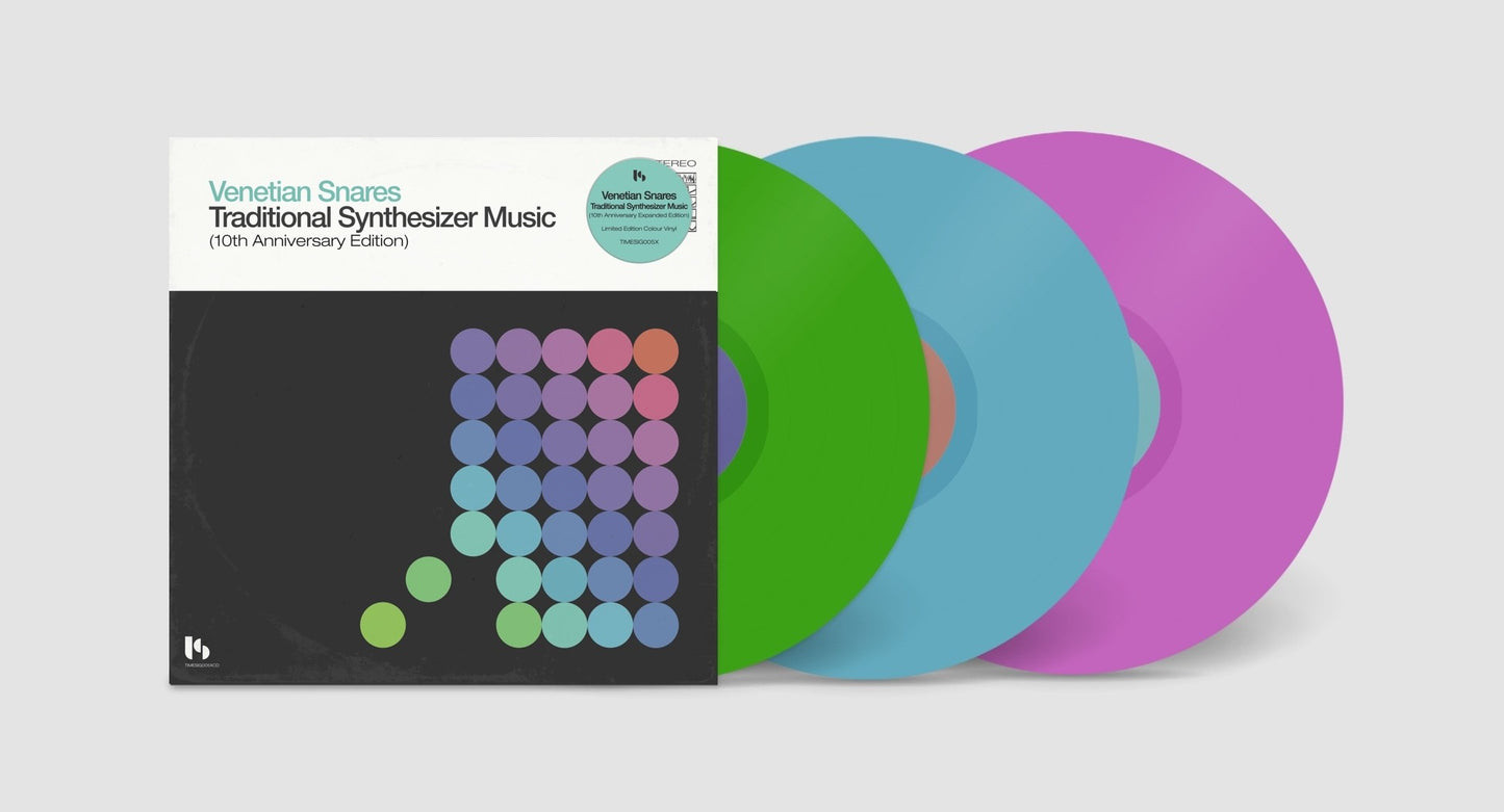 Venetian Snares - Traditional Synthesizer Music (10th Anniversary Edition) [3LP Green, Blue & Pink Coloured]