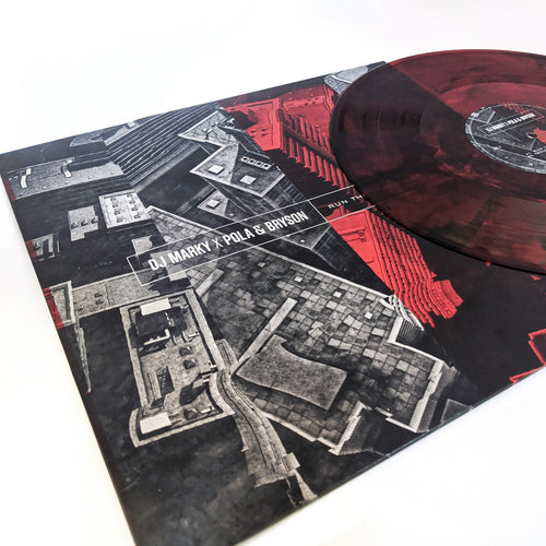 DJ MARKY/POLA & BRYSON - Run The Streets EP (red marbled vinyl 12")
