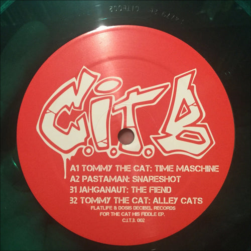 TOMMY THE CAT/PASTAMAN/JAHGANAUT - For The Cat His Fiddle EP (coloured vinyl 12")