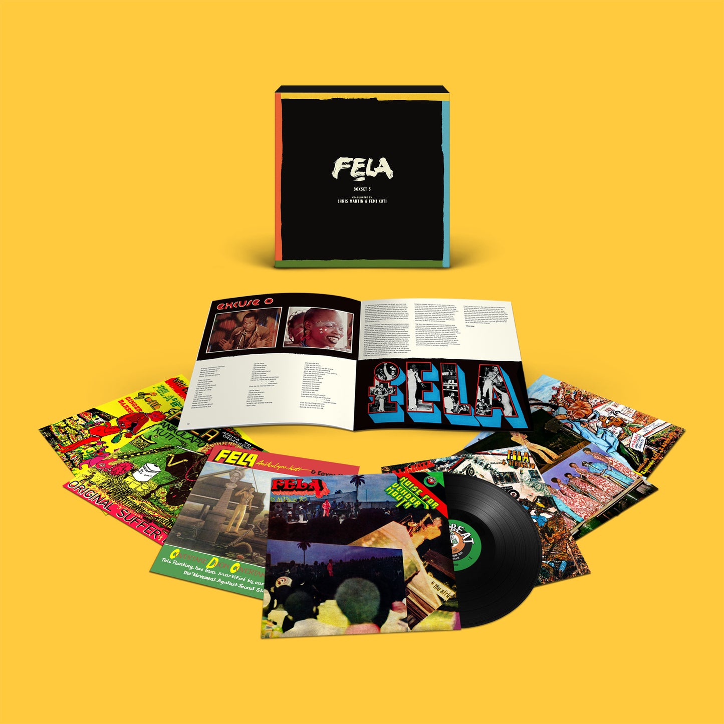 Fela Kuti - Box Set #5 Co-Curated by Chris Martin & Femi Kuti