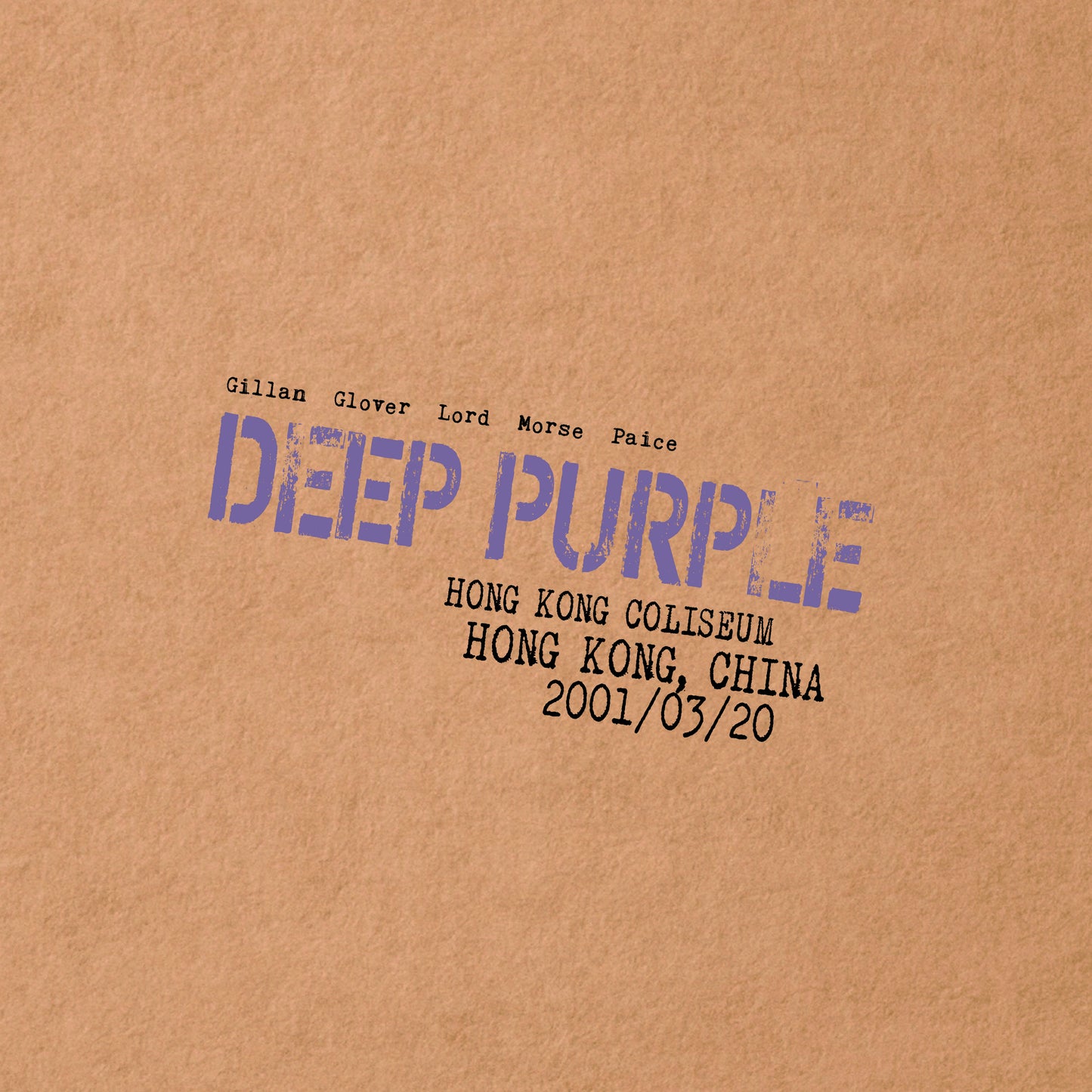 Deep Purple - Live In Hong Kong 2001 [3LP Gatefold - Coloured 180g Vinyl: Purple Marble]