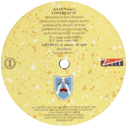 The Art of Noise - Lovebeat 12"