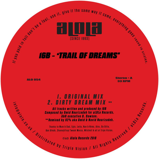 16B - Trail Of Dreams [180 grams]