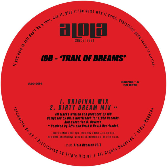 16B - Trail Of Dreams [180 grams]