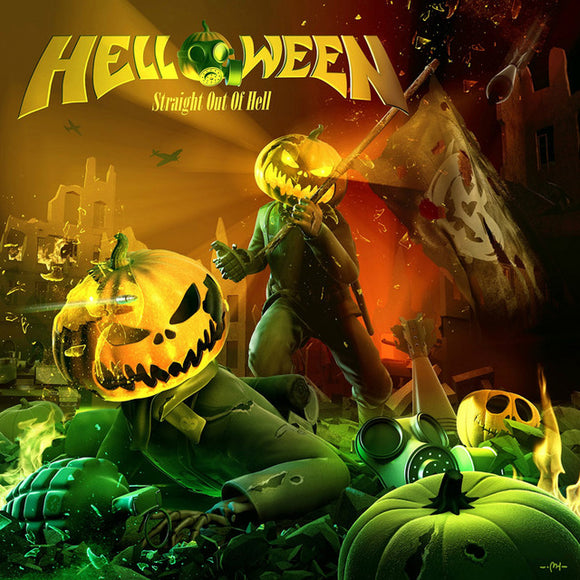 Helloween - Straight Out Of Hell (2020 Remaster) (2LP LIGHT GREEN/OCEAN BLUE BI-COLOURED VINYL)