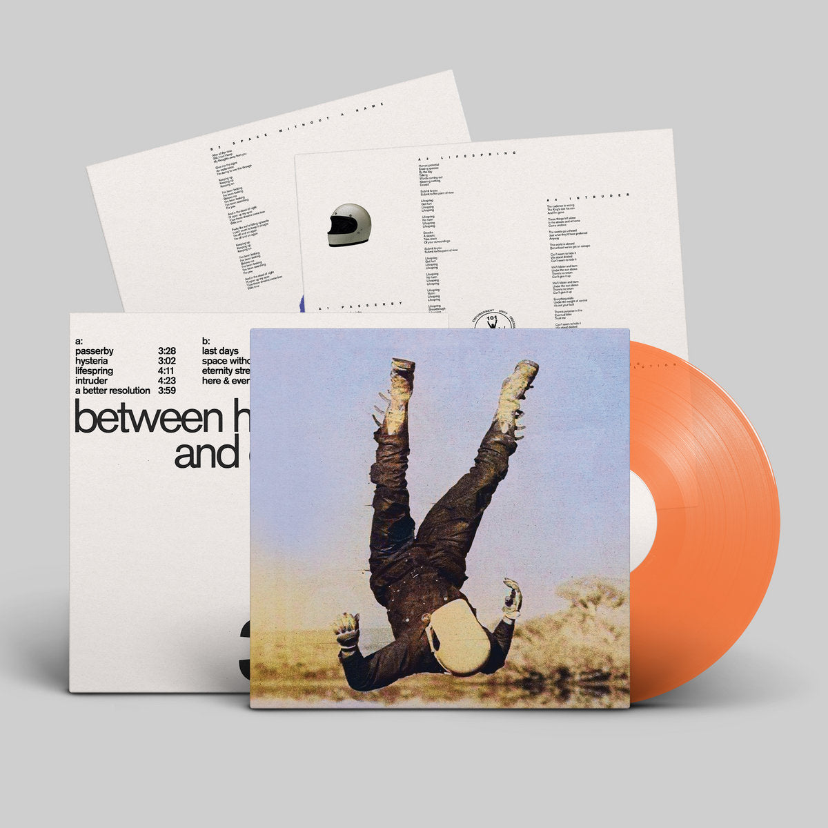 Death Bells - Between Here & Everywhere [Clear Orange Vinyl]
