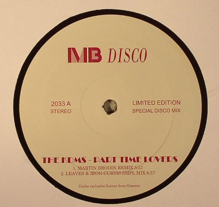 The KMDS - Part Time Lovers (Remixes)
