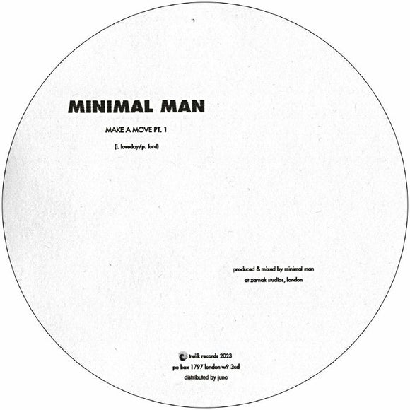 MINIMAL MAN - Make A Move (reissue)