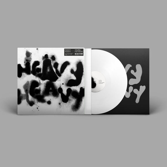 Young Fathers - Heavy Heavy [Deluxe white vinyl w/ handmade sleeve (White cover)]