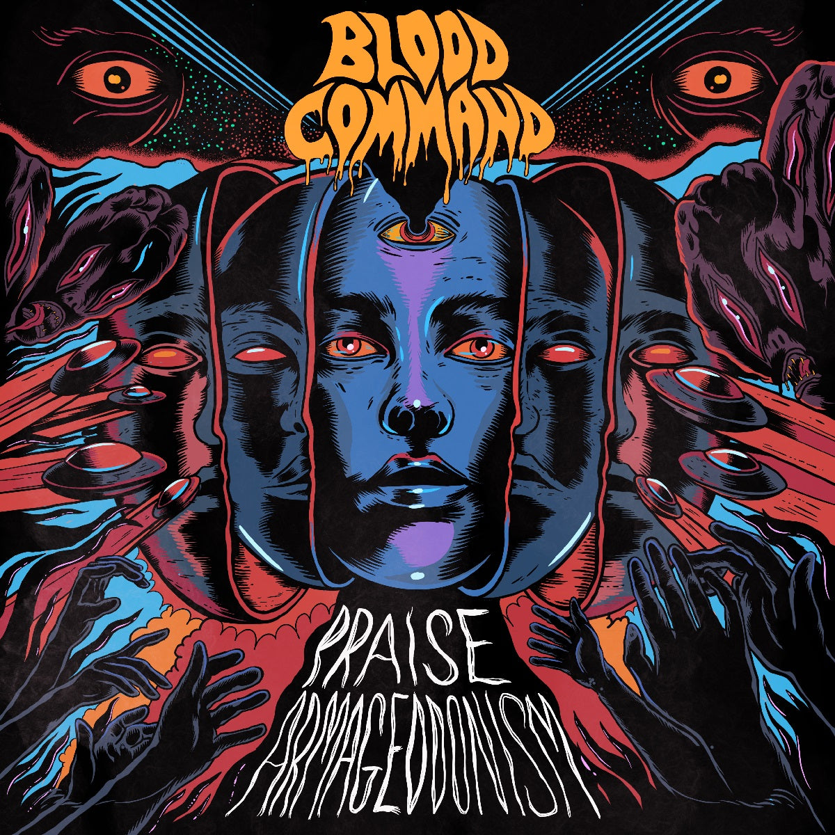 Blood Command - Praise Armageddonism [Transparent Magenta Pressing]
