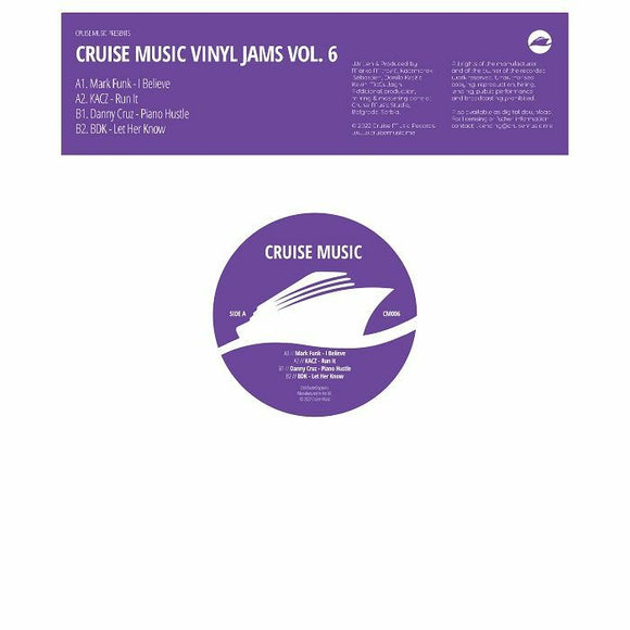 MARK FUNK / KACZ / DANNY CRUZ / BDK - Cruise Music Vinyl Jams Vol 6