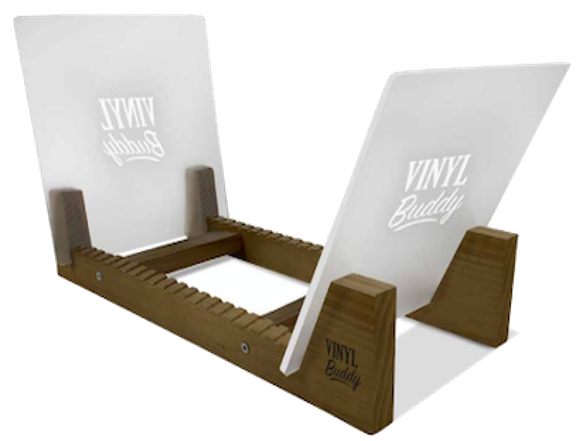 Vinyl Buddy Vinyl Record Storage Oak Finish
