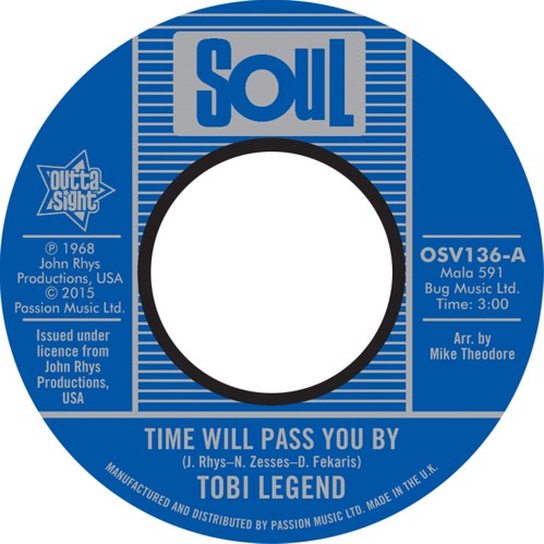 Tobi LEGEND / JOHN RHYS / DINO FEKARIS / NICK ZESSES - Time Will Pass You By