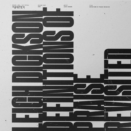 Leigh DICKSON - Definitions Of Praise Revisited (Obergman, Derek Carr, Baby Ford mixes)