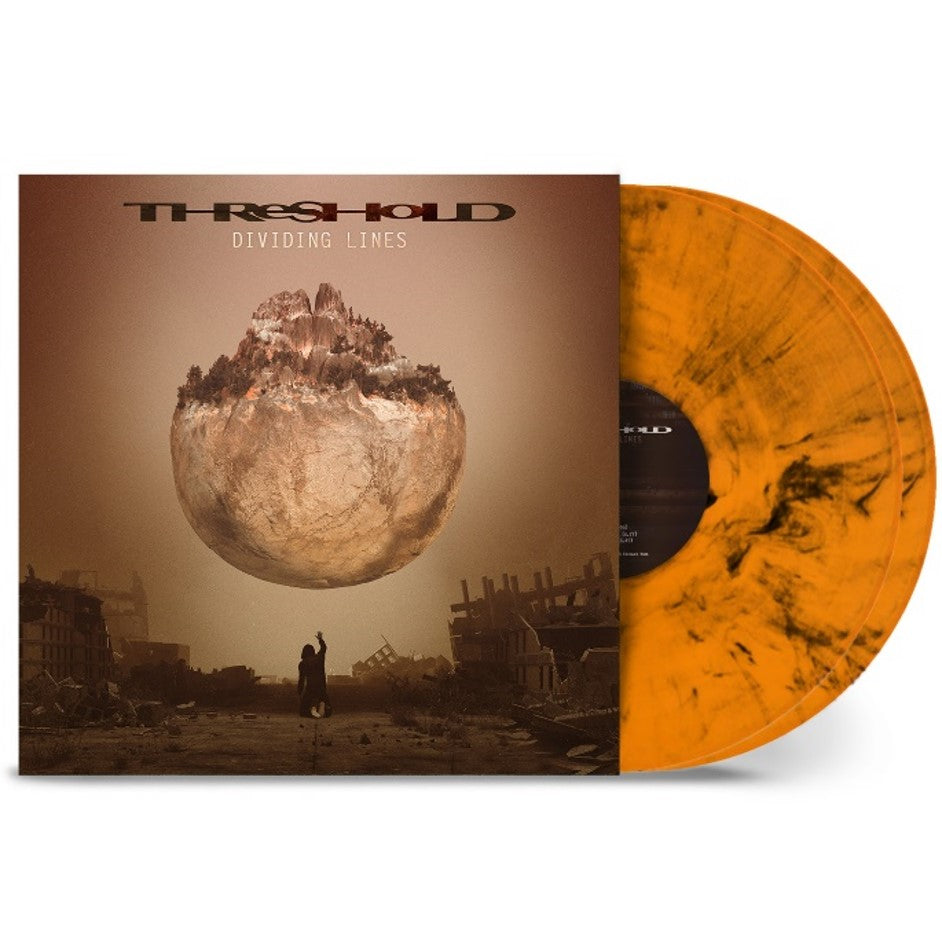 Threshold - Dividing Lines (orange+black marbled in gatefold)