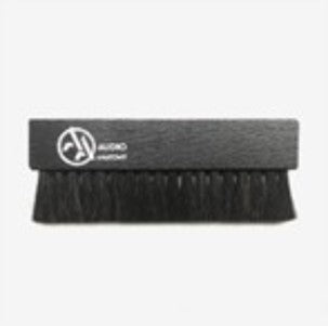 AUDIO ANATOMY - Oak Wood Brush Black With Antistatic Goat And Nylon Fiber - Deluxe (Dry & Wet Cleaning)
