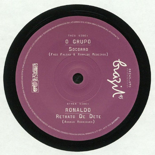 O GRUPO / RONALDO - SOCORRO / RETRATO DE DETE