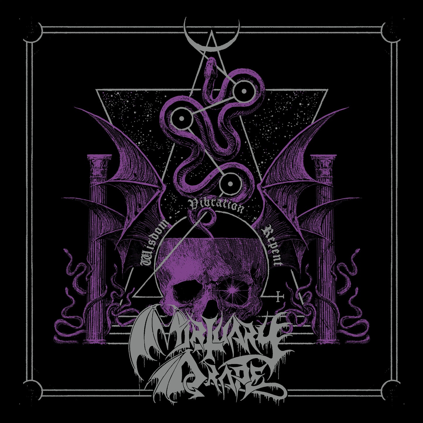 Mortuary Drape - Wisdom-Vibration-Repent [Vinyl]