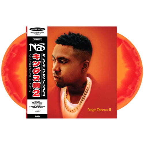 Nas - King's Disease II [Red & Tangerine Color Vinyl, w/ OBI Strip & Gold Foil]