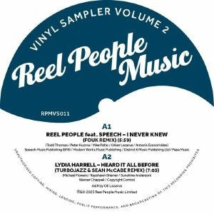 Various Artists - Reel People Music : Vinyl Sampler Volume 2 [Crystal Clear 12"]