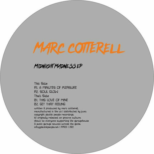 Marc COTTERELL - Midnight Madness EP