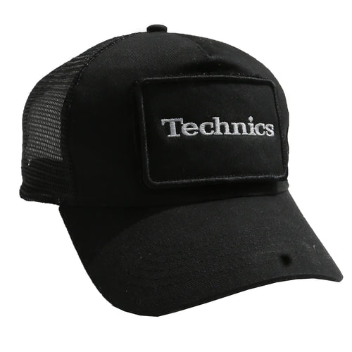 Technics Patch Snapback - Trucker Cap – Black