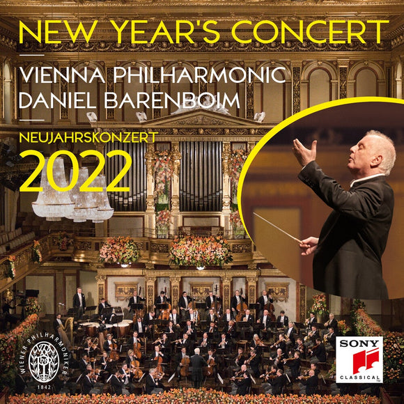 VIENNA PHIL-HARMONIC & DANIEL BARENBOIM - NEW YEAR'S CONCERT 2022 [Blu Ray]