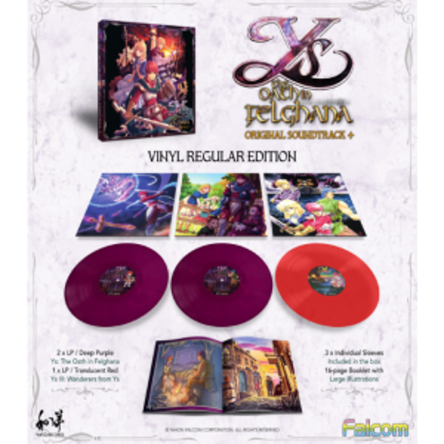 Falcom Sound Team JDK - Ys: The Oath in Felghana - Original Soundtrack [3LP]