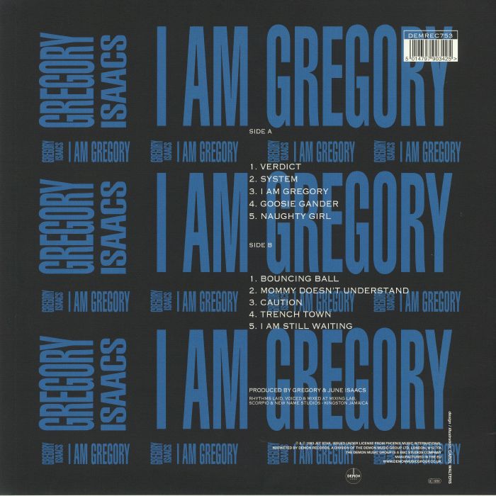 Gregory Issacs - I AM GREGORY