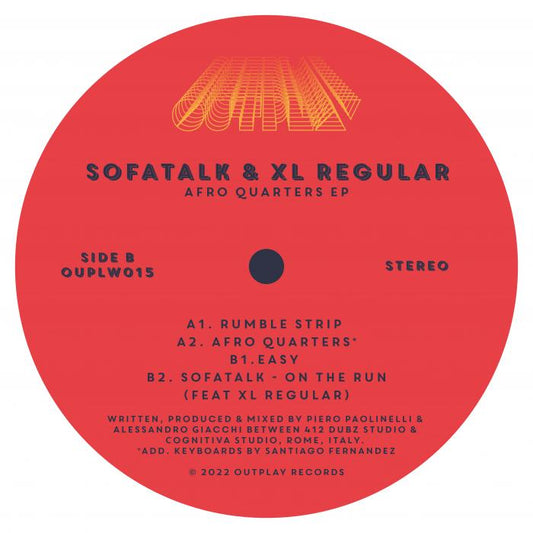 Sofatalk & XL Regular - Afro Quarters EP