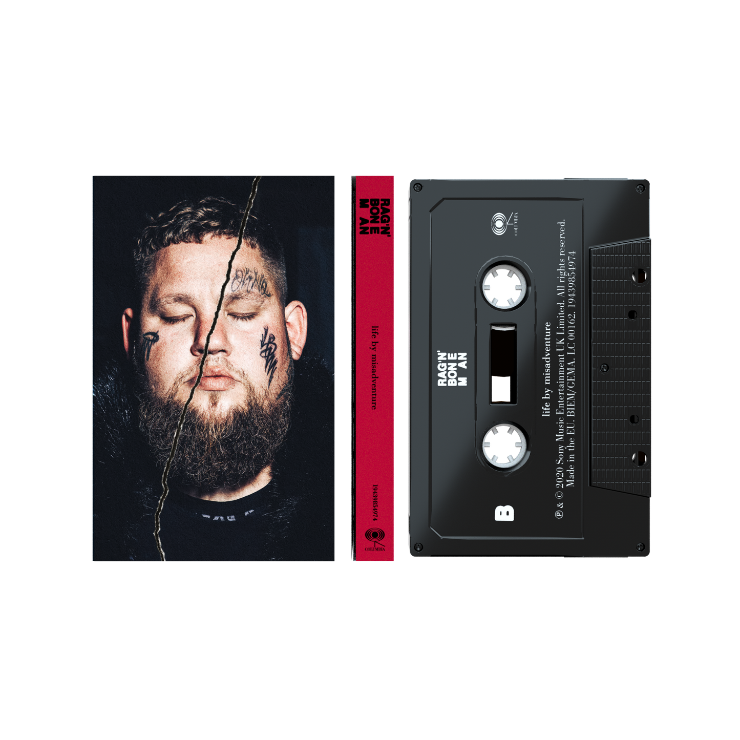 Rag'n'Bone Man - Life By Misadventure [Black Cassette]