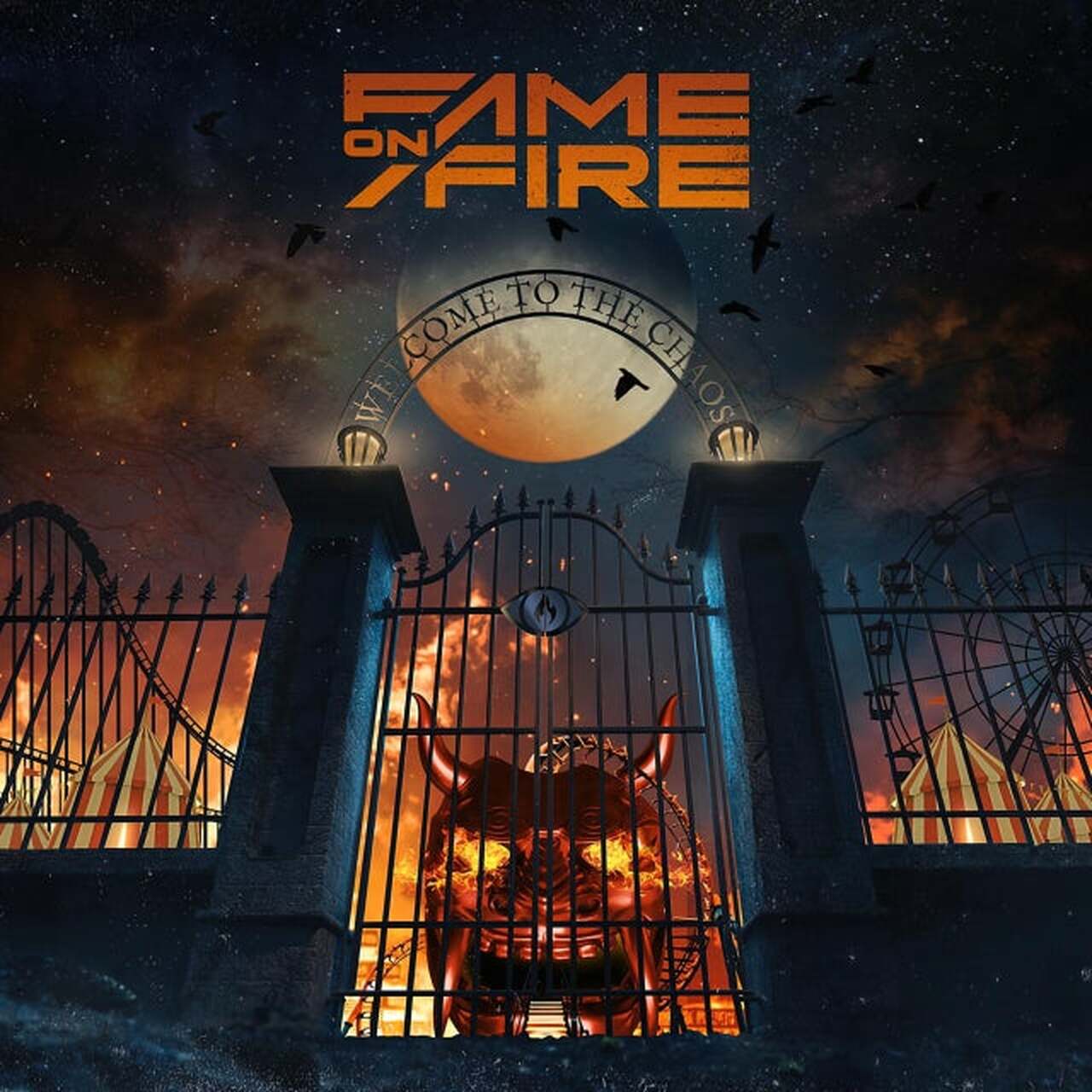 Fame On Fire - Welcome To The Chaos [Red coloured vinyl]