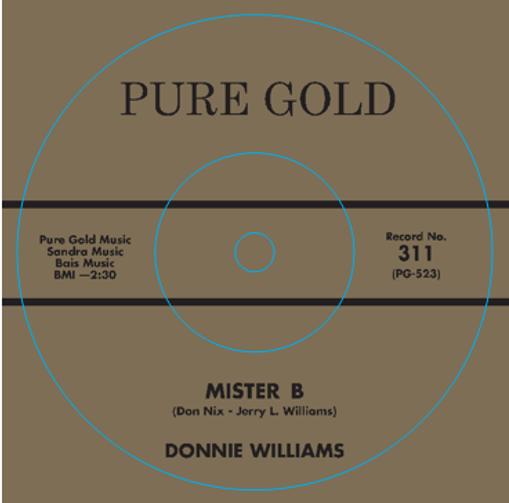 DONNIE WILLIAMS – BOOGIE CHILLUNS PLAYHOUSE / MISTER B