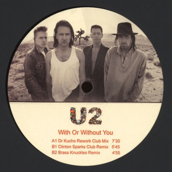 U2 - With Or Without You [12 Inch COLORED Black]