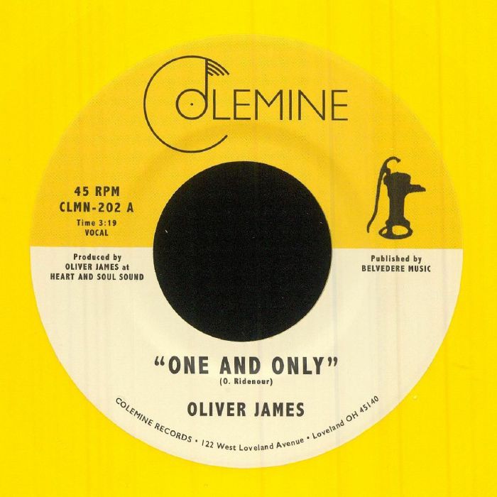 Oliver James - One And Only [7" Coloured Vinyl]