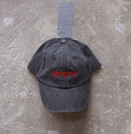 Kalahari Oyster Cult Red Typeface Cap Grey