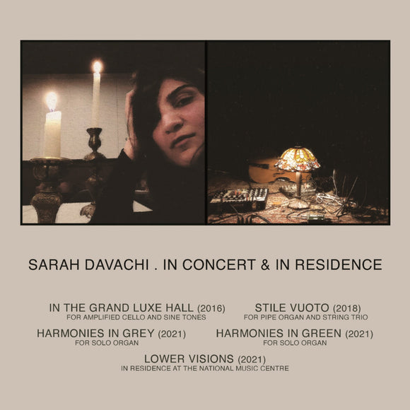 Sarah Davachi - In Concert & In Residence [2CD]