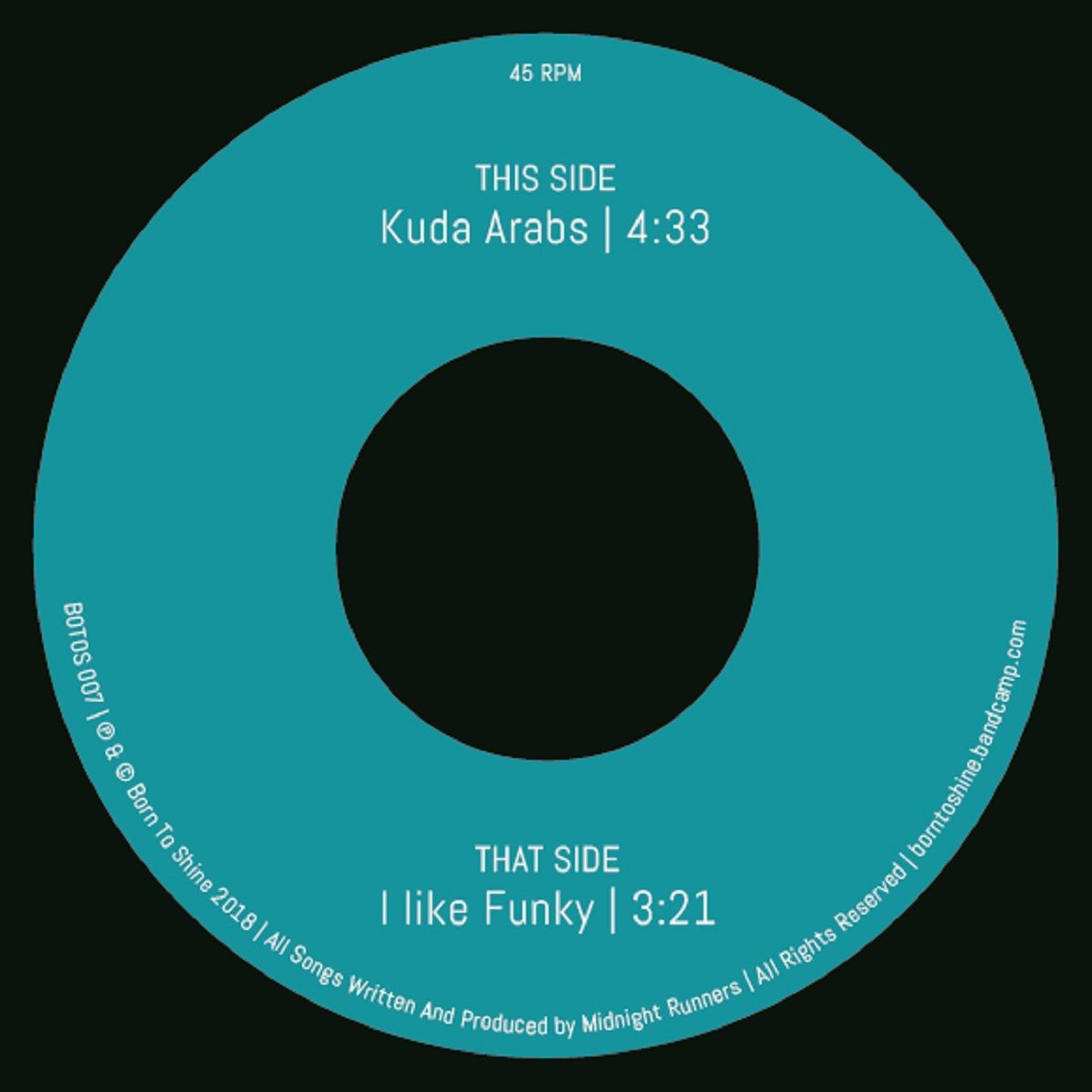 MIDNIGHT RUNNERS - I Like Funky / Kuda Arabs