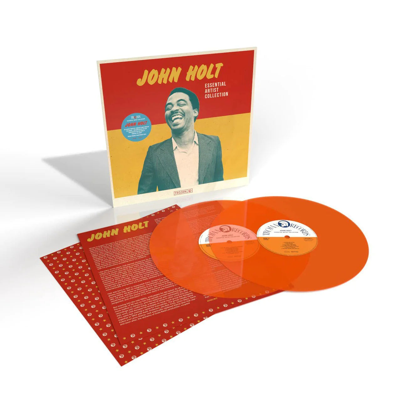 John Holt - Essential Artist Collection - John Holt [2LP Orange Transparent Vinyl]