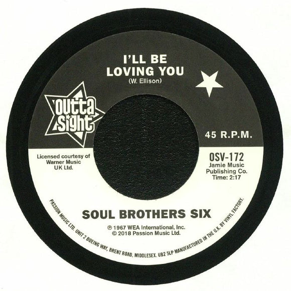SOUL BROTHERS SIX / WILLIE TEE - I'll Be Loving You