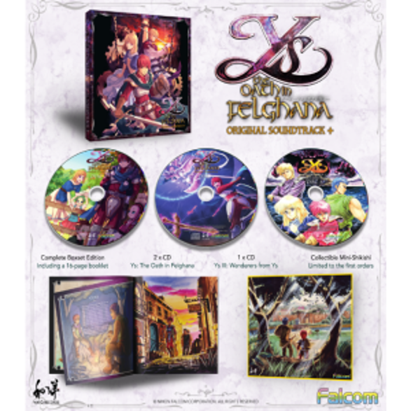 Falcom Sound Team JDK - Ys: The Oath in Felghana - Original Soundtrack [3CD]