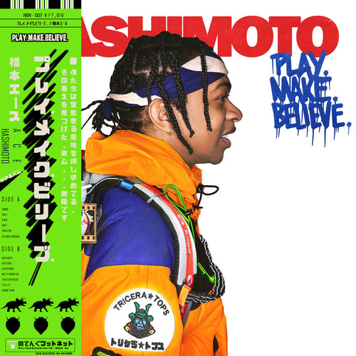 Ace Hashimoto - Play.Make.Believe (Clear Vinyl LP)